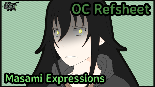 【OC REFERENCESHEET】Masami Expressions