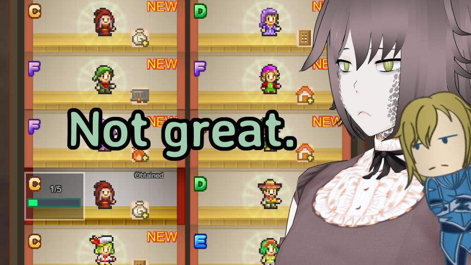【CAVERN ADVENTURERS】Man, I love Kairosoft Gacha.
